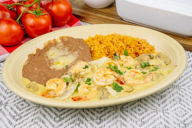 Camarones a la Crema.