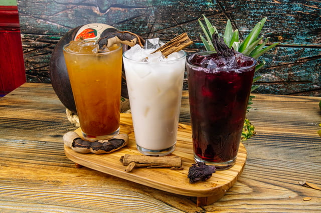 Aguas Frescas de Horchata.