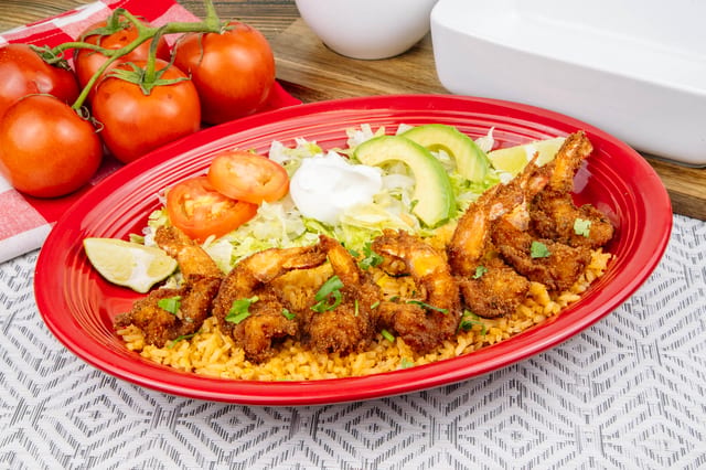 Camarones Empanizados.